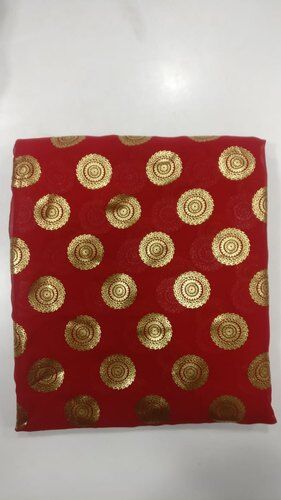 Rayon Foil Printed Fabric, Width : 44 inch