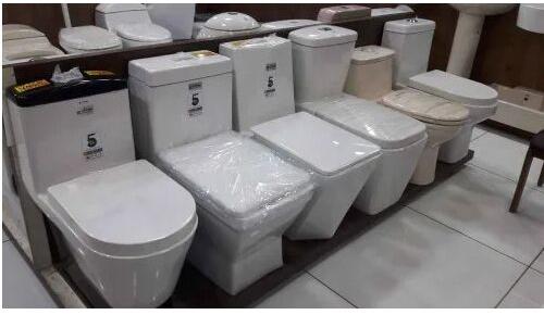 Rectangular Ceramic Toilet Seat, Color : WHITE