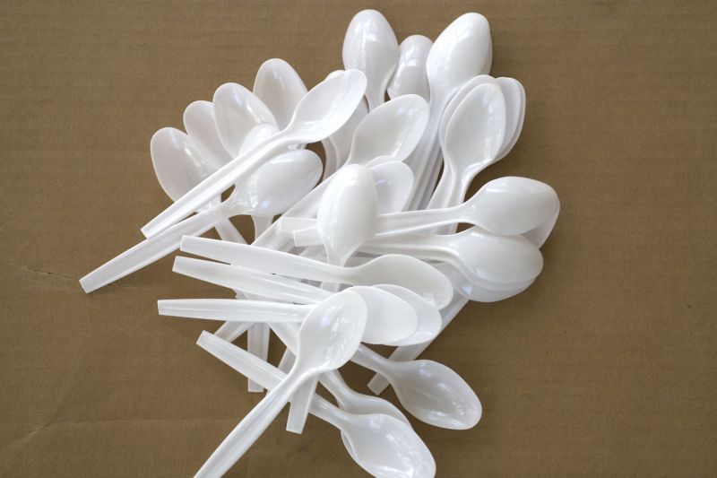 Polished Disposable Spoon, for Home, Event, Party, Restaurant