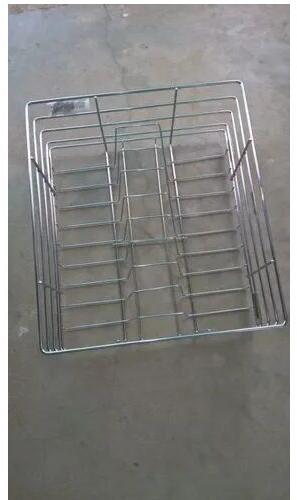 Stainless Steel Ss Wire Basket, Color : Silver