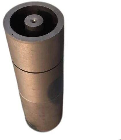 Polished Graphite Tube, for Metallurgy, Pharmaceutical, Electroplating., Color : Black