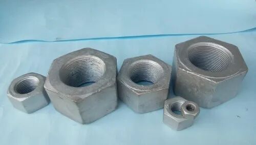 High Tensile Steel 2H Hex Nuts, Size : ASTM A 194 