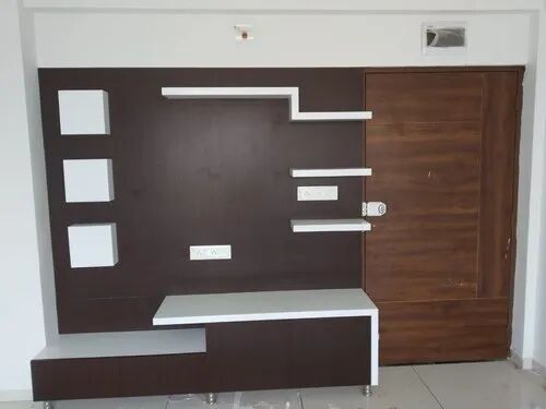 Brown PVC TV Cabinet