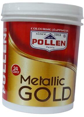 Glitter Gold Paint, for Brush, Packaging Type : 1kg, 500gm