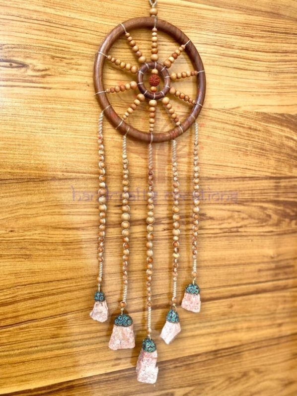 Sandalwood Beads Dream Catcher Wall Hanging