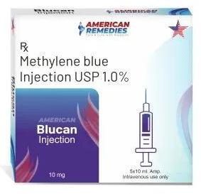 Methylene Blue Injection, Packaging Size : 5 x 10 ml