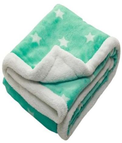 Cotton Ends Finished Asteria Baby Blanket, for Home, Bed, Sofa, Travel, Hotel, Gifting Purpose