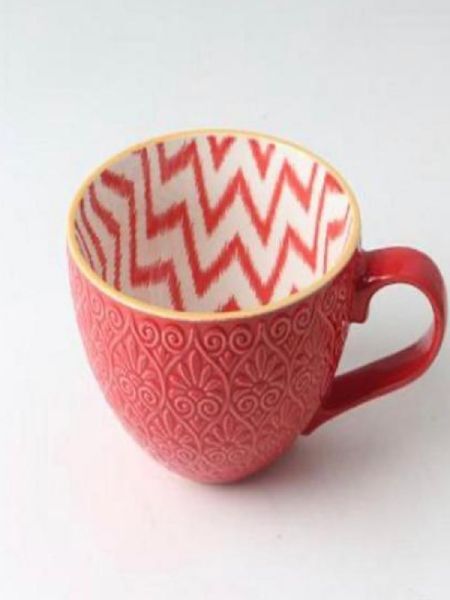 Printed Ceramic VADE TEA SET, Size : Large, Medium, Small