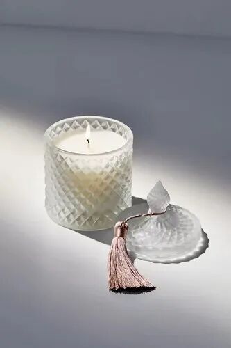 Cylindrical Glass Decorative Jar Candles, Packaging Type : Box