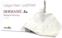 White DERMASIS NU DRY COLLAGEN SHEET, for Clinic, Hospital, Feature : Anti Bacterial, Anticeptic