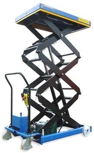 Hydraulic Lift Platform, Color : Yellow