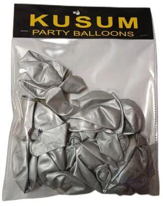 Nitrile Kusum Metallic Party Balloon, Size : 8 inch