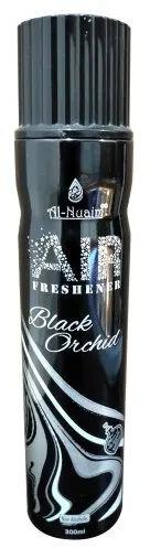 Black Orchid Air Freshener Spray, for Room, Packaging Type : Bottle