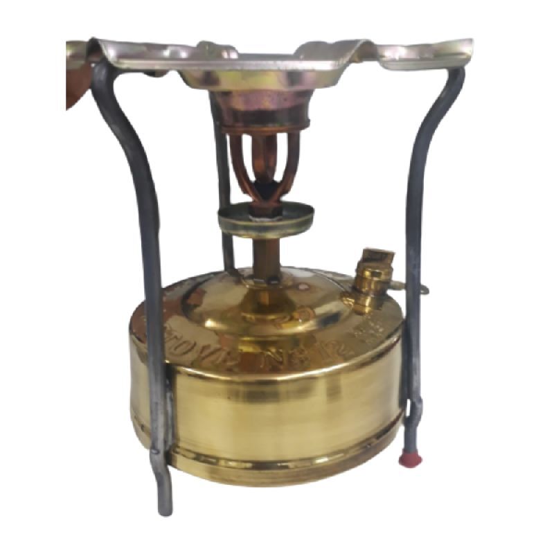 Kerosene Brass Stove, Single Burner Pressure Stove, 2 Ltr Tank, Kerosene Cooking Stove