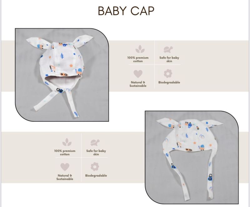 Baby Cotton Cap, Style : Antique