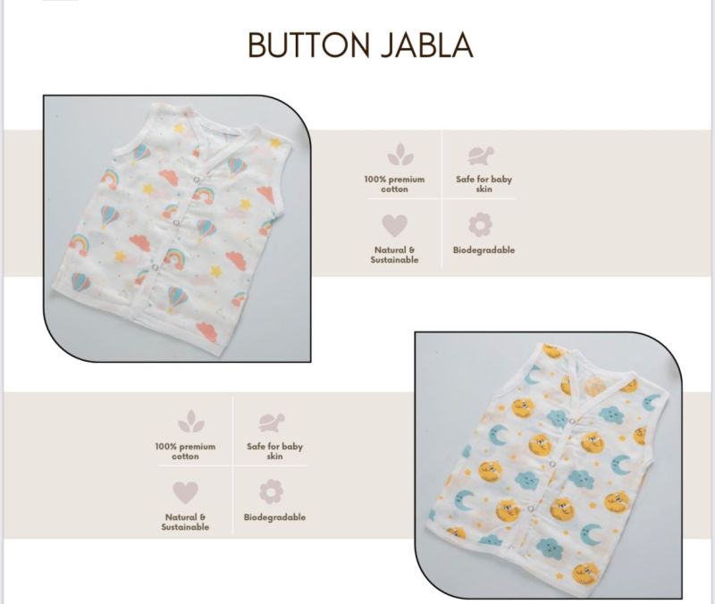 Cotton Front Button Jabla, Feature : Attractive Look