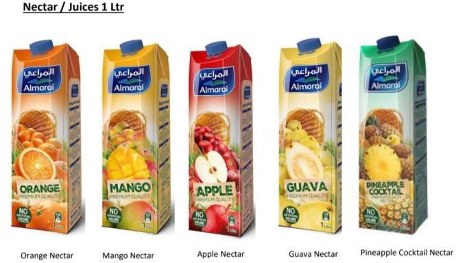 Liquid Almarai 1 litre nectar juices, for Drinking, Packaging Size : 500ml