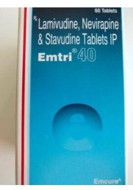 Emtri-40 Lamivudine Stavudine Nevirapine Tablets