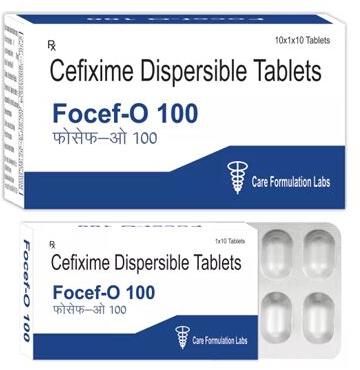 Cefixime Dispersible Tablets, Packaging Type : Strip