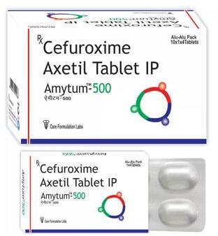 Cefuroxime Axetil Tablets, Packaging Type : Strip