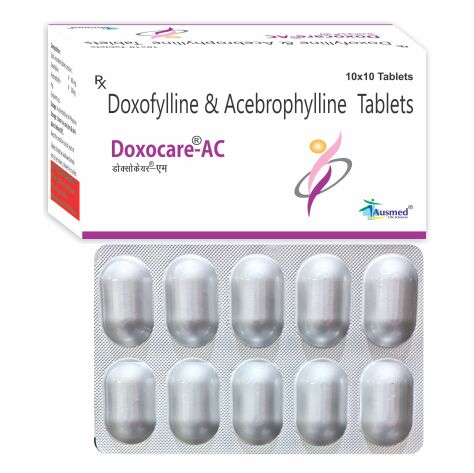Doxofylline and Acebrophylline Tablets, Packaging Type : Strip