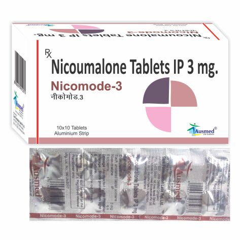Nicoumalone Tablets, Packaging Type : Strip