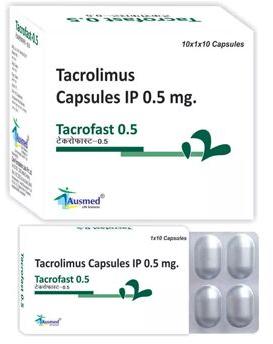 Tacrolimus Capsules, Packaging Type : Strip