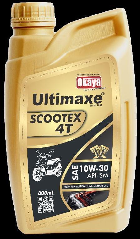 OKAYA UTLIMAXE® SCOOTEX 4T 10W-30 API SM ENGINE OIL