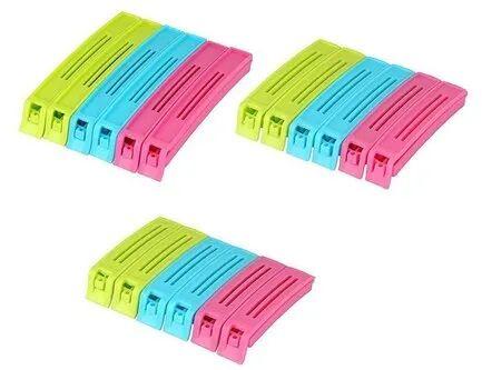 Plastic Vaccum Sealing Bag Clips, Packaging Size : 18 Pieces