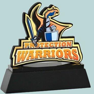 Custom Made Warrior Trophy