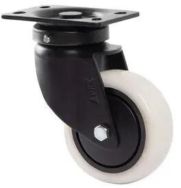 Stainless Steel Caster Wheels, Color : White, Yrllow