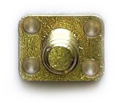 brass special square bolt