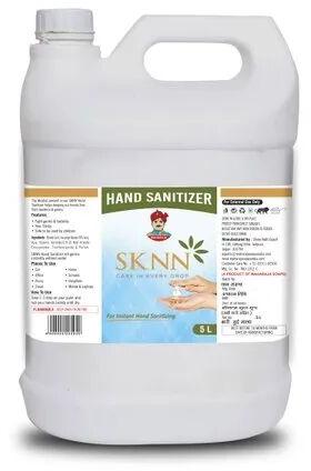 SKNN hand sanitizer, Packaging Size : 5 Liters