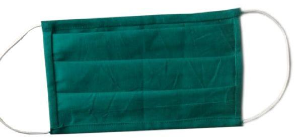 Green Sheeting Woven Face Mask, Feature : Used high-quality fabrics, soft comfortable, Comfortable Stylish