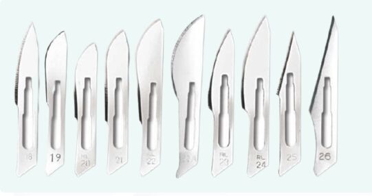 Stainless Steel Carbon Steel Surgical Blade, Feature : Disposable, Ready to use .