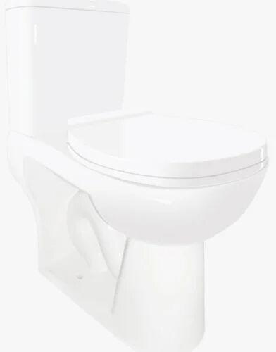 Ceramic Floor Mounted Toilet, Color : White