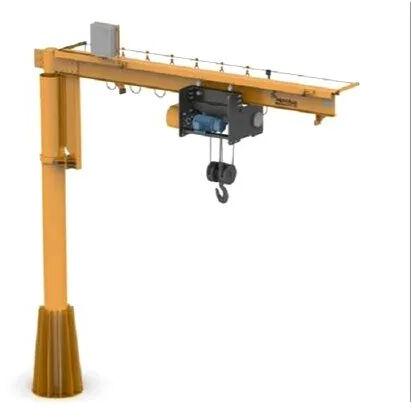 Semi Automatic Jib Crane, Color : Yellow