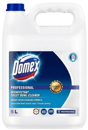 Domex Toilet Disinfectant Cleaner, Packaging Size : 5L