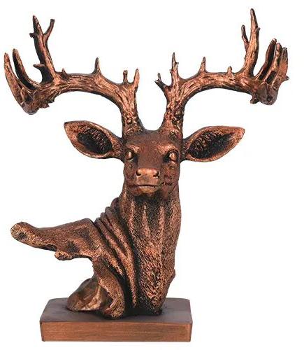 Decorative Polyresin Deer Head Figurine