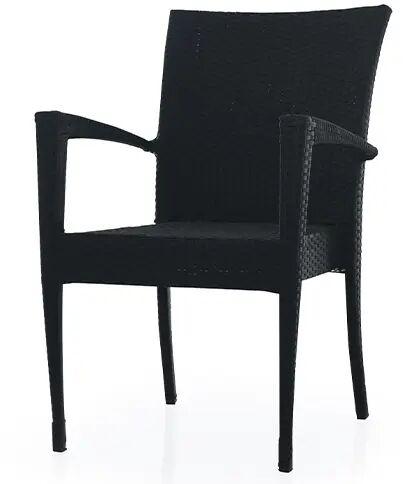 Royaloak Metal with Rattan Fiber Outdoor Chair