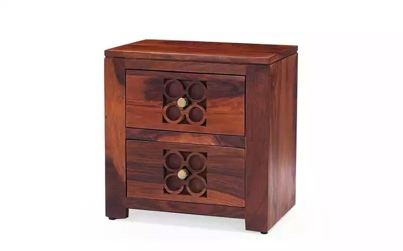 Royaloak Sheesham Wood Side Table, Color : Brown