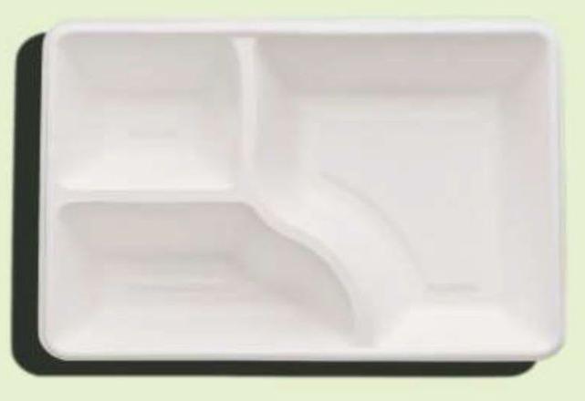 3 CP Bagasse Meal Tray