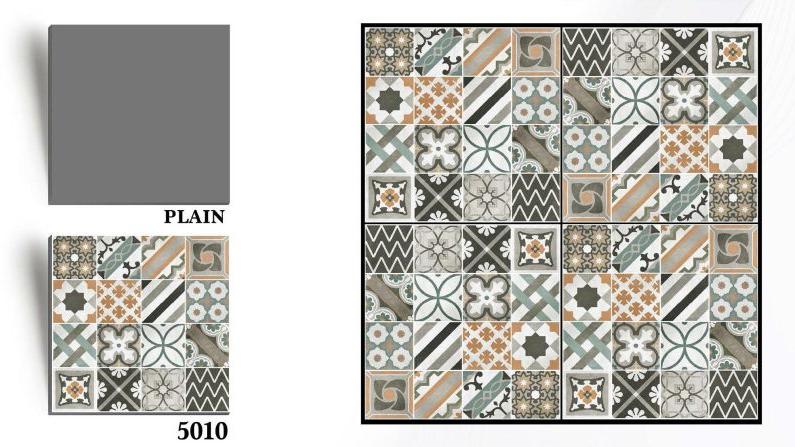 Multicolor Square 5010 Heavy Duty Digital Vitrified Tiles, for Parking, Size : 400x400 mm
