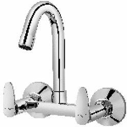 Europa Polished Stainless Steel Sink Mixer, Color : Silver