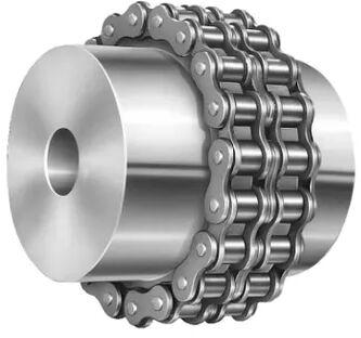 Mild Steel Chain Coupling, Color : Silver