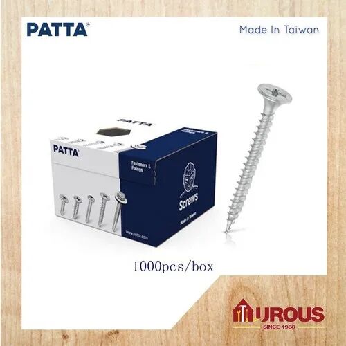 Drywall Screws Patta Brand, Packaging Type : Packet