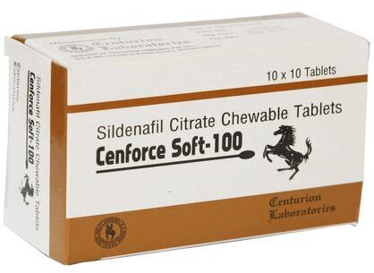 CENFORCE SOFT 100 MG CHEWABLE TABLETS