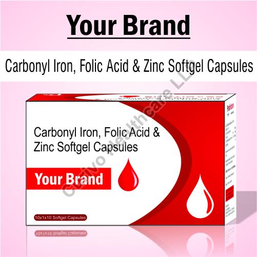 Carbonyl Iron Softgel Capsules, for Business Use, Packaging Type : Box