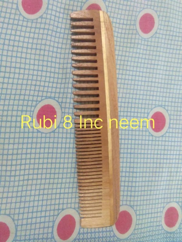 40-50Gm neem wooden comb, Handle Type : Curved