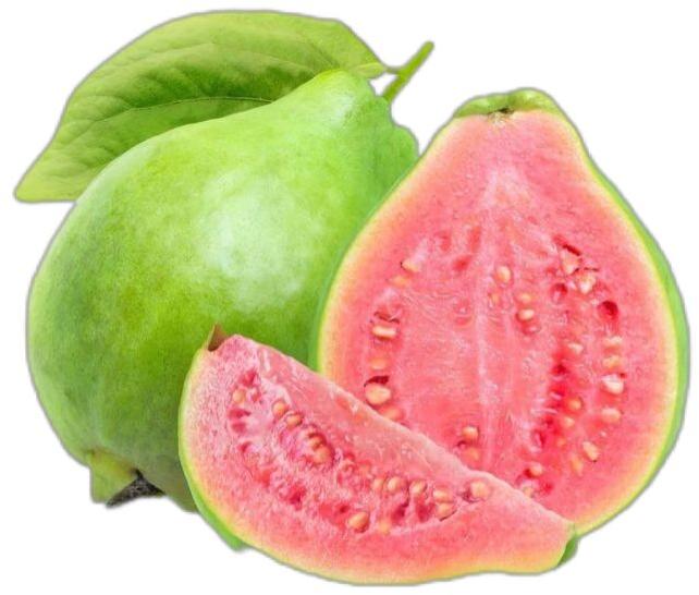 Pink Round Fresh Guava Fruit, For Human Consumption, Packaging Type : Paper Box